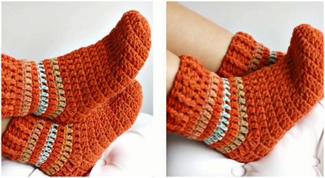 Easy To Crochet Beautiful Slipper Socks Free Pattern Video Ilove My Xxx Hot Girl