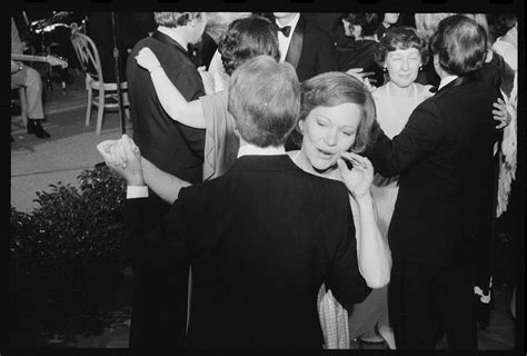 President Jimmy Carter And First Lady Rosalynn Carter Dance At A White House Congressional Ball