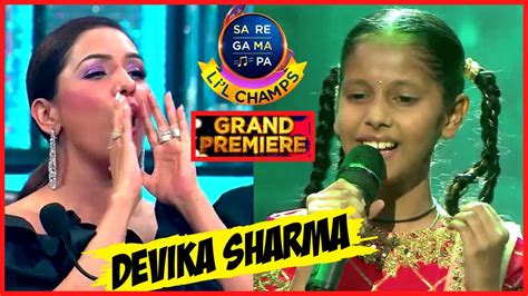 Devika Sharma Srgmp Grand Premiere Performance Sa Re Ga Ma Pa Lil