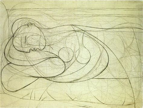 Lying Female Nude Pablo Picasso Wikiart Org