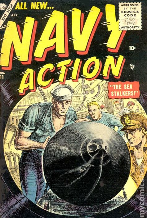 Navy Action 1954 Comic Books