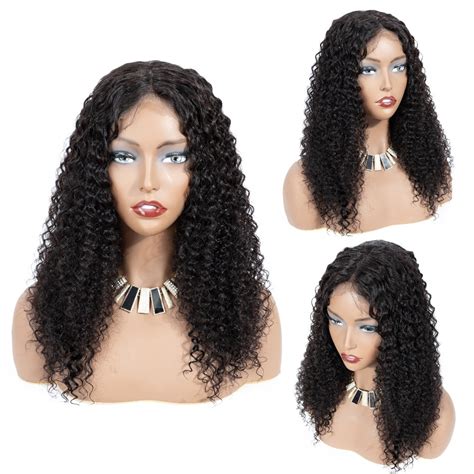 Brazilian Kinky Curly 13x4 Lace Front Wigs For Black Women 150 Density