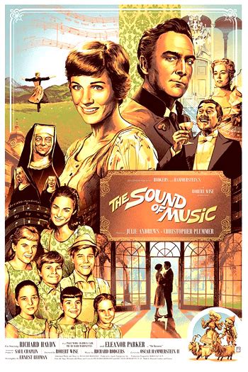 As expected, the two fall in love and get married until the war forces the family to emigrate to switzerland. The Sound of Music (1965)
