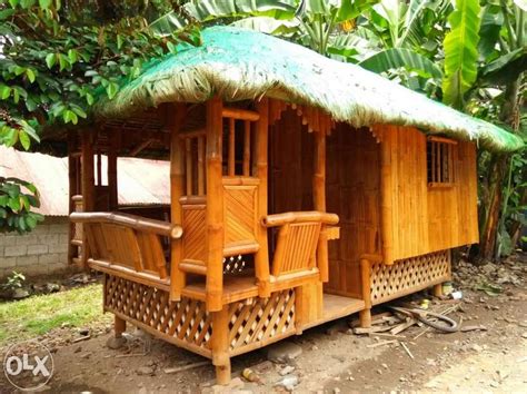 Pin By Gimini On Bahay Kubo Bamboo House Design House Styles Bamboo