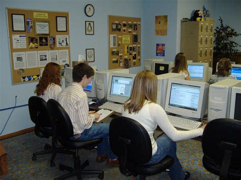 Filestudents Working On Class Assignment In Computer Lab Wikipedia