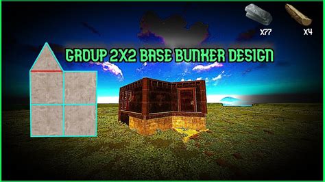 Rust Base Design The Ultimate Chad 2x2 Bunker Base Youtube