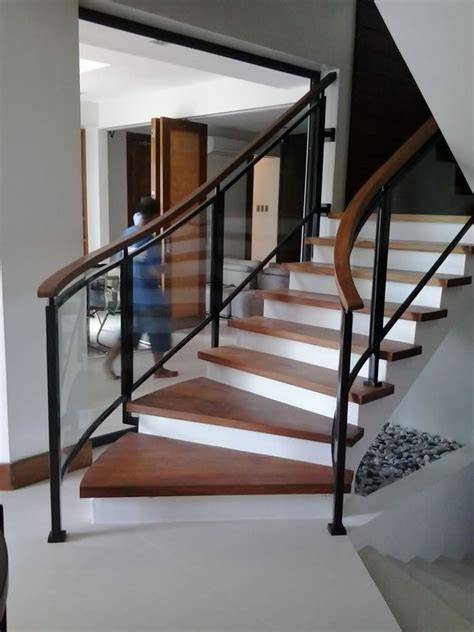 Glass Stair Railing Glass Railings Philippines Glass Railing Tempered Glass Wrought Iron