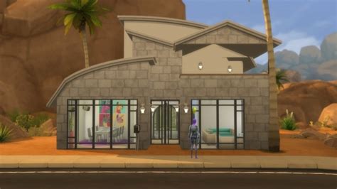 Agave Abode House By Thebritishsimmer1 Sims 4 Residential Lots