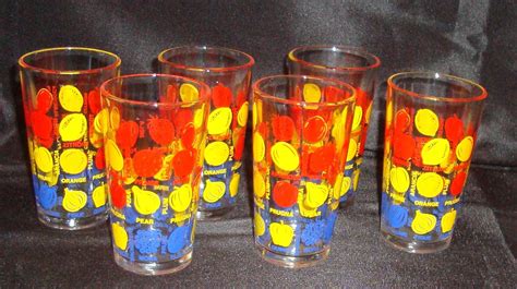 Vintage Of 6 Juice Glasses Italy Etsy
