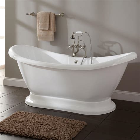 Free shipping on all copper tubs. Oval Acrylic Tub | Signaturehardware.com