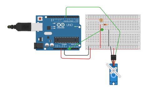 Circuit Design Copy Of Servo Sg90 Y Ldr Carduino Tinkercad