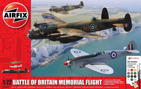 Airfix 50182 Battle Of Britain Memorial Flight 172 Set Hobbyland