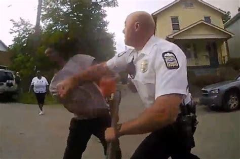 anthony johnson ohio s dancing cop investigated after punching man in face