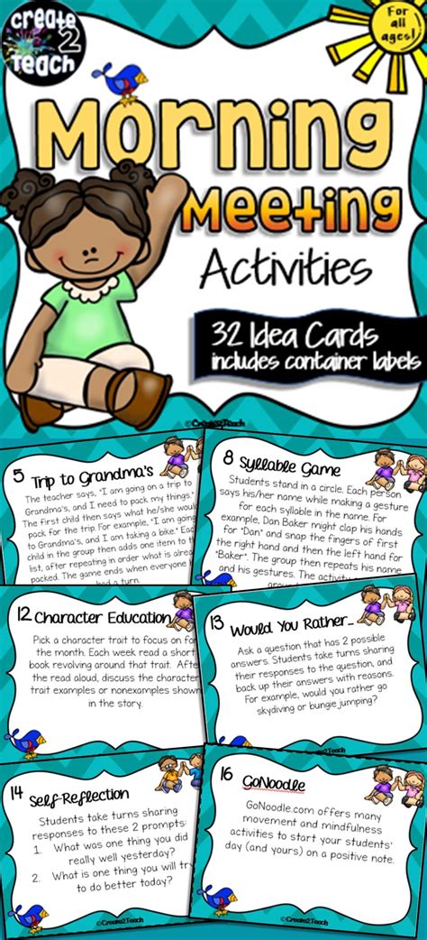 Each greeting perfect for team building in kindergarten, 1st grade, 2nd, 3rd, 4th grade, & 5th grade students. Pin on Create2Teach on TpT