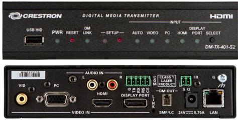 It can also handle div and display port multi mode signals using an appropriate adapter or interface cable 2. DM-TX-401-S2