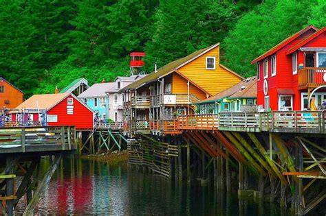 Colorful Village Of Ketchikan Alaska Oh The Places Youll Go Places