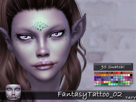 The Sims Resource Fantasy Tattoo 02 By Taty • Sims 4 Downloads