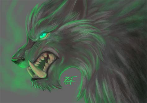 Corrupted Wolf By Neronai On Deviantart