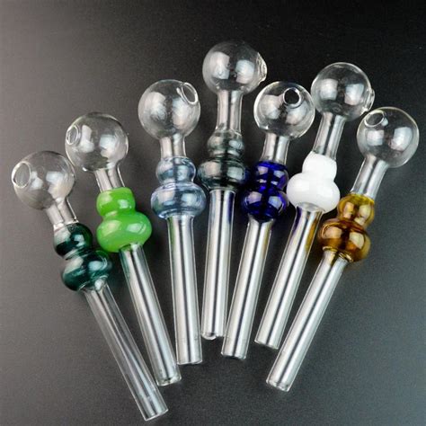 Colorful Smoking Pipes Pyrex Glass Oil Burner Pipe Mini Small Handpipe