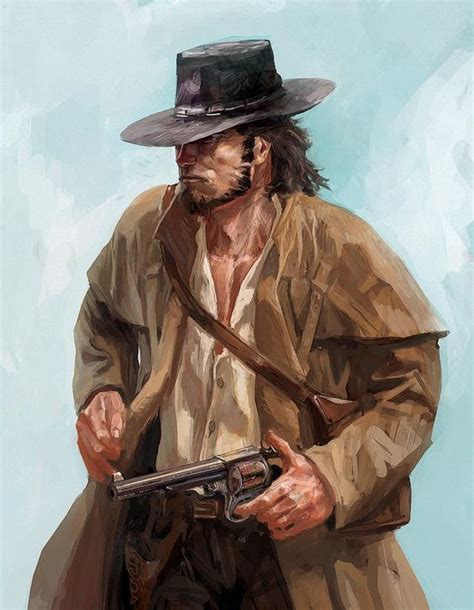 Gunslinger Western Gunslinger Art West Art Western Artwork