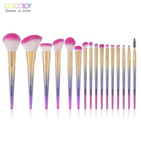 All The Beauties Docolor Fantasy 16 Pieces Face Makeup Brush Set In