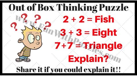 Out Of Box Thinking Riddles Challenge With Answers