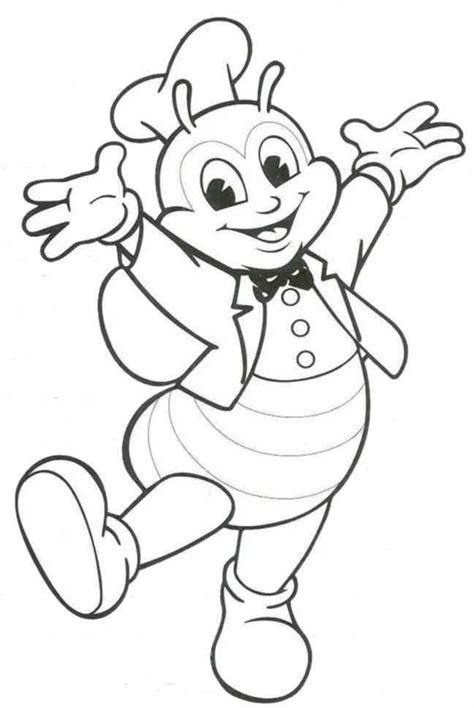 Jollibee And Friends Coloring Pages