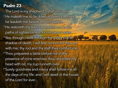 Psalm 23 Wallpapers Wallpaper Cave