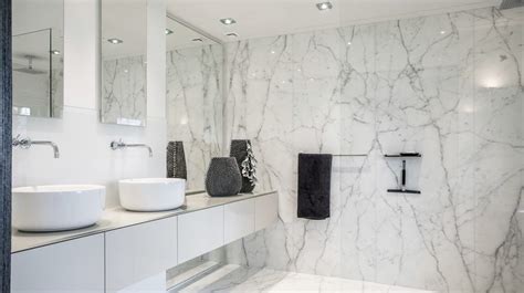 Het onderhoud van marmer in de badkamer is eigenlijk niet anders elke andere badkamer. Badkamer in Marmer - Grillo Natuursteen B.V.