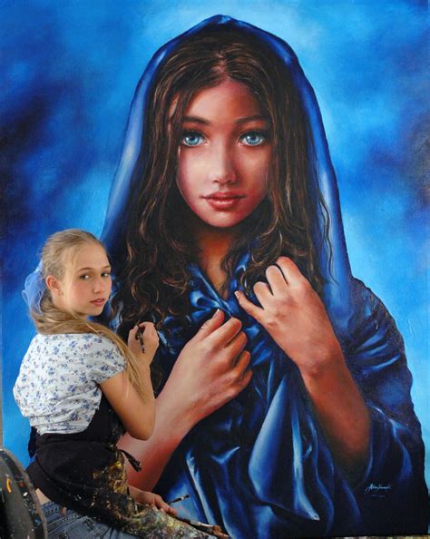 Young Female Artist Paints Jesus Paintings Artist Akiane Kramarik