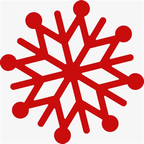 Red Snowflake Clipart Free Download On Clipartmag