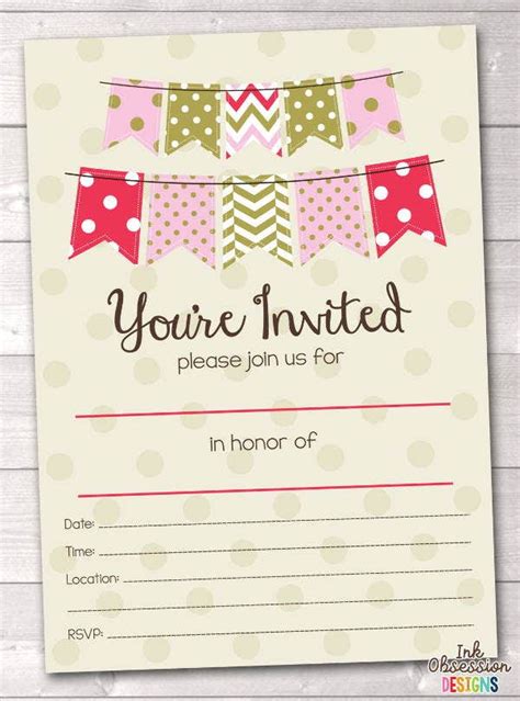 Golf party invitation template in word. 7+ Blank Party Invitations - Free Editable PSD, AI, Vector ...
