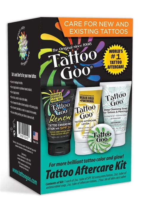 Tattoo Goo Tattoo Aftercare Kit Tattoo Goo Tattoo Aftercare Aftercare