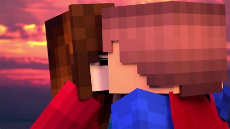 Surprise Kiss Minecraft Animation Youtube