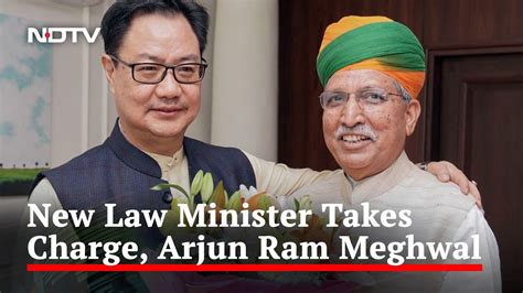 Kiren Rijiju Replaced As Law Minister Moved To Earth Sciences YouTube