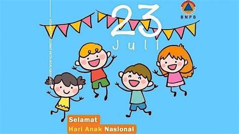 Tema dan logo peringatan hari anak nasional 2020. KUMPULAN 30 Ucapan Selamat Hari Anak Nasional Kamis 23 ...