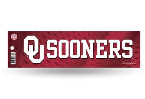 Ou Sooners Bumper Sticker Officially Licensed Made In Usa