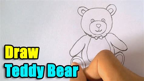 How To Draw Teddy Bear Youtube