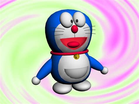Doraemon 3d Model Flatpyramid