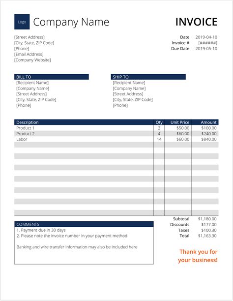 The Benefits Of Using An Invoice Excel Template Kayra Excel