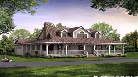 52 One Story House Plans With Wrap Around Porch Great House Plan