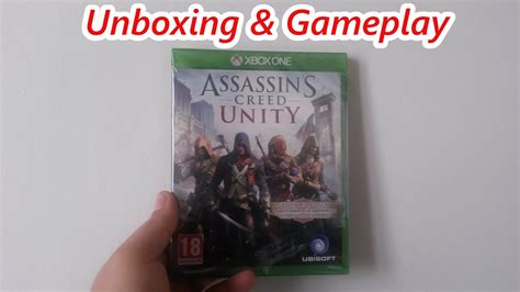 Unboxing And Gameplay Assassins Creed Unity Sur Xbox One Youtube