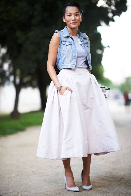 13 Street Style Ways To Wear The Midi Skirt Streetstyle