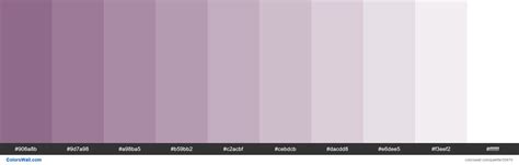 Tints Xkcd Color Dull Purple 84597e Hex Colors Palette Colorswall