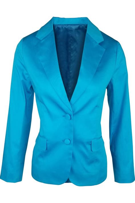 women s cotton jacket aqua uniform edit