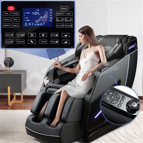 Homasa 4d Massage Chair Electric Full Body Shiatsu Recliner Heated Zero