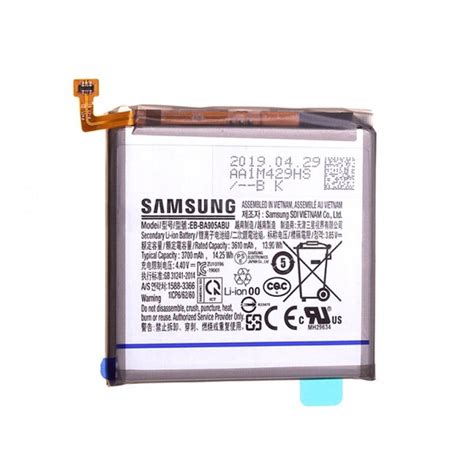 Bateria Samsung Galaxy A80a90 A805a908 Eb Ba905abu 3700mah 385v 1425wh