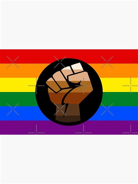 Resist Fist Rainbow Flag Lgbt Pride Poster For Sale By Etud