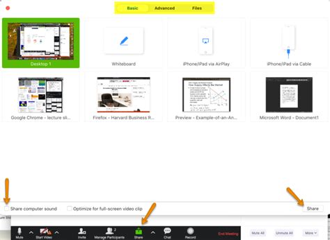 In a screen sharing layout, the zoom automatically switches to full screen to optimize the display of the document or presentation. How do I host a Zoom Meeting? | Brightspace | Vanderbilt ...