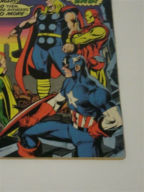 Avengers 92 Neal Adams Cover 1971 Marvel Comics Fn Comic Books